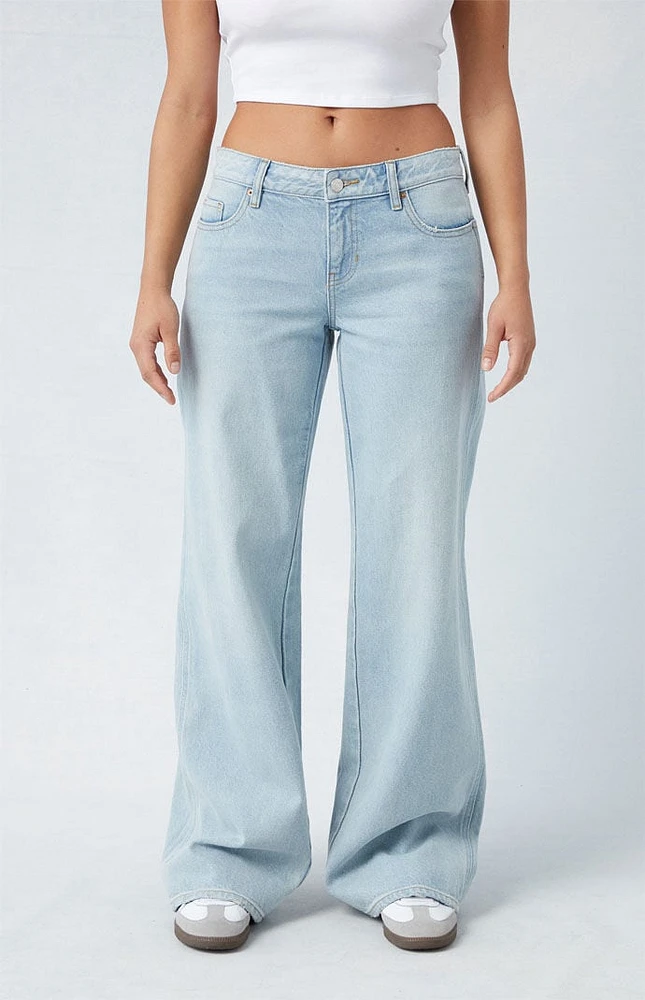 PacSun Eco Light Indigo Low Rise Baggy Jeans