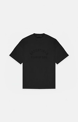 Kids Fear of God Essentials Black T-Shirt