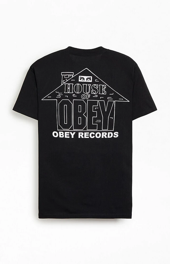 Obey House Of Records T-Shirt