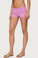 Edikted Fleur Fold Over Shorts
