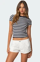 Edikted Arlyn Striped T-Shirt