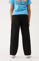 PacSun Kids Black Straight Leg Jeans