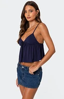 Edikted Sunrise Babydoll Tank Top