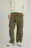 PacSun Olive Ripstop Baggy Cargo Pants