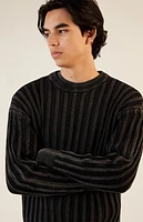 Pacsun Wide Ribbed Knit Crew Neck Sweater
