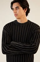 PacSun Wide Ribbed Knit Crew Neck Sweater