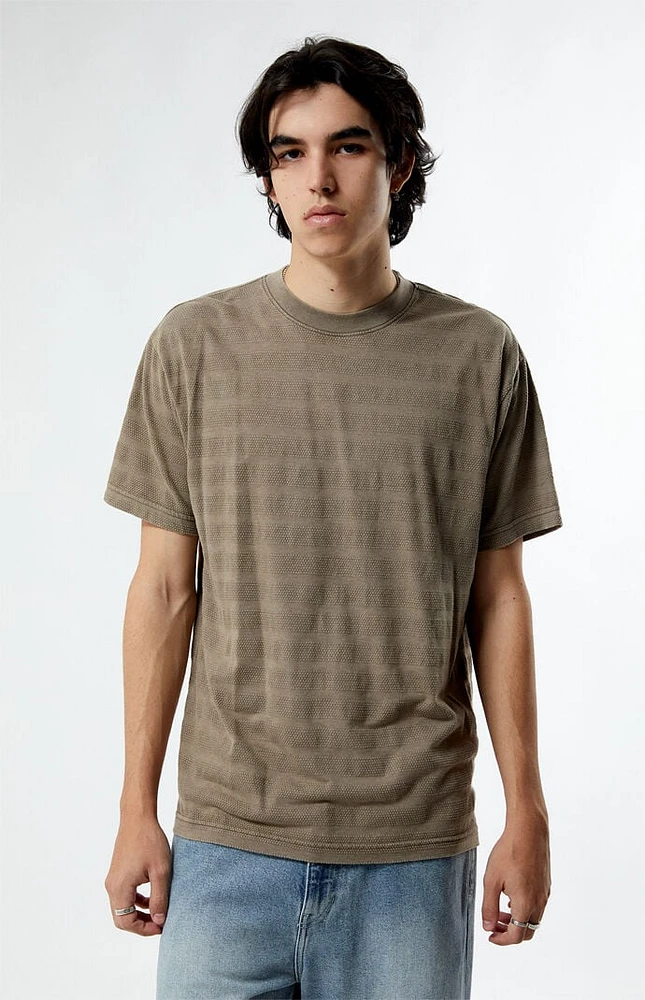 Even Textured Stripe T-Shirt