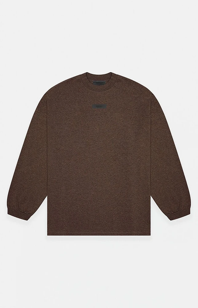 Fear of God Essentials Heather Wood Long Sleeve T-Shirt