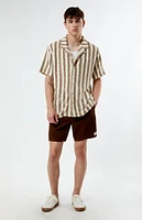 PacSun Textured Stripe Camp Shirt