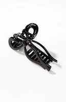 LA Hearts Black Bow Hair Claw Clip
