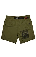 Godzilla Monster & Kanji Green Shorts