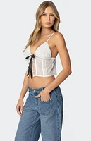 Edikted Ruffled Babydoll Top