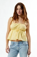 Your Favorite Tie Front Babydoll Top