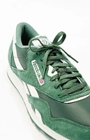 Reebok Green Classic Nylon Vintage Suede Shoes