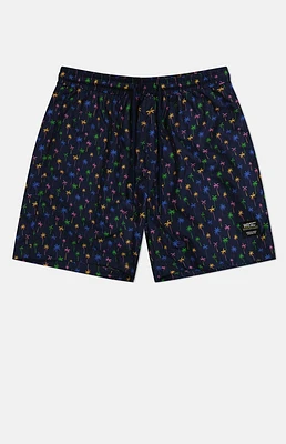 WeSC America Inc Zack Micro Palm AOP 5" Swim Trunks