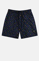 WeSC America Inc Zack Micro Palm AOP 5" Swim Trunks