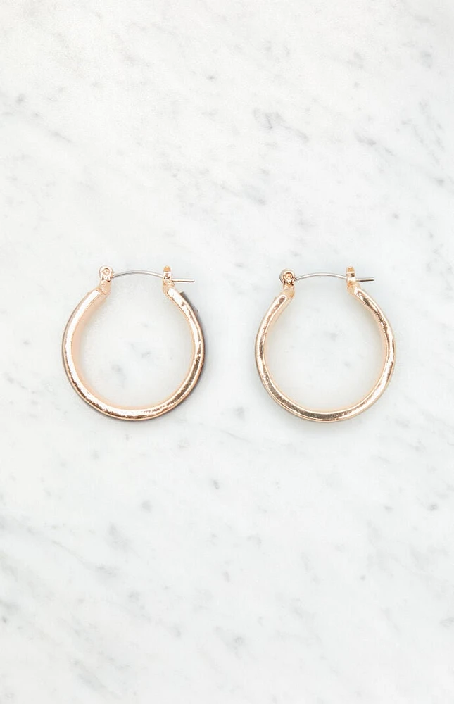 LA Hearts Leopard Hoop Earrings