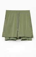 A.R.C. Olive Active Running Shorts