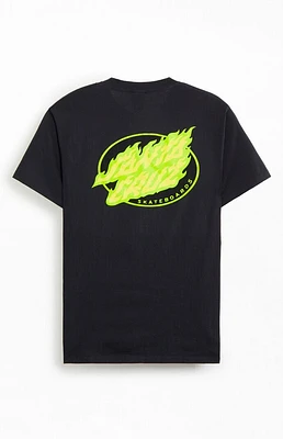 Santa Cruz True Oval Flame Dot T-Shirt