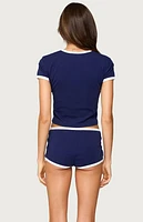 Edikted Brooklyn Contrast T-Shirt