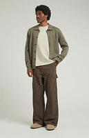 PacSun Brown Baggy Carpenter Cargo Pants