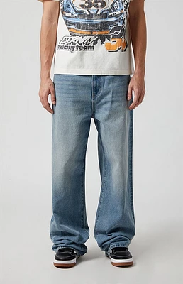 PacSun Light Indigo Extreme Baggy Jeans