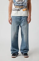 PacSun Light Indigo Extreme Baggy Jeans