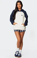 Edikted Raglan Bow Oversized Hoodie