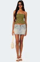 Edikted Niki Crochet Tube Top