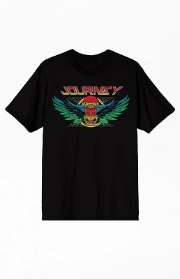 Journey Vintage Scarab and Album Stacks T-Shirt