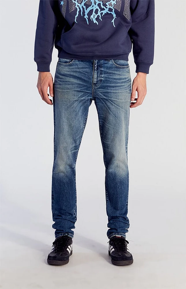 Pacsun Bryce Stretch Stacked Skinny Jeans Medium Indigo