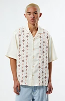 PacSun Archie Embroidered Oversized Camp Shirt