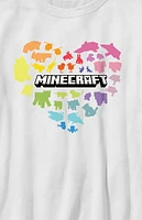 Kids Minecraft Heart T-Shirt