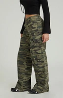 Pacsun Camouflage Lightweight Low Rise Baggy Pants