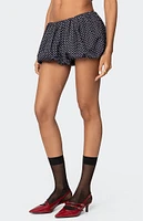 Edikted Liz Polka Dot Bubble Shorts