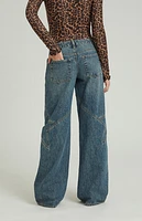 Pacsun Casey Star Low Rise Baggy Jeans