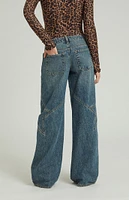 PacSun Casey Star Low Rise Baggy Jeans