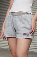 John Galt Light Gray Boston Rosa Sweat Shorts