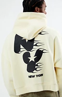 Pacsun Fiery NY Cropped Hoodie