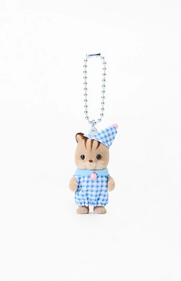 CALICO CRITTERS Bedtime Walnut Squirrel Baby Keychain