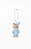 CALICO CRITTERS Bedtime Walnut Squirrel Baby Keychain