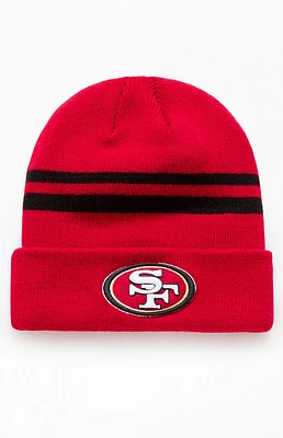 New Era 49ers SF Striped Beanie