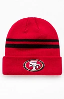 New Era 49ers SF Striped Beanie