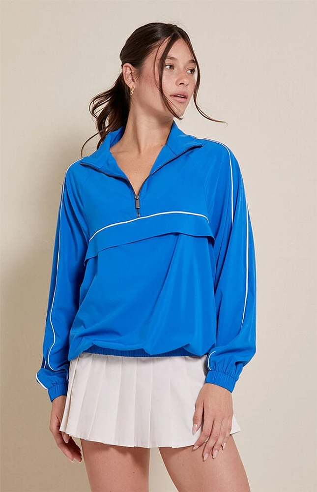 PAC 1980 Active Half Zip Windbreaker Track Jacket