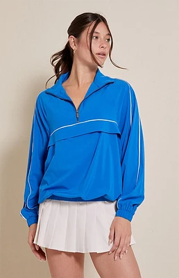 PAC 1980 Active Half Zip Windbreaker Track Jacket
