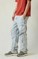 Pacsun Dylan Baggy Jeans Cargo Light Indigo