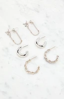 LA Hearts 3 Pack Celestial Earrings