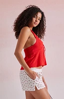 Beverly and Beck Cherry Boxer Shorts