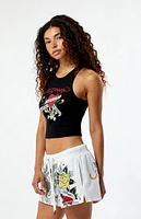 Ed Hardy Rose Heart Sweat Shorts