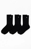 Pacsun 3 Pack Embroidered Basic Crew Socks